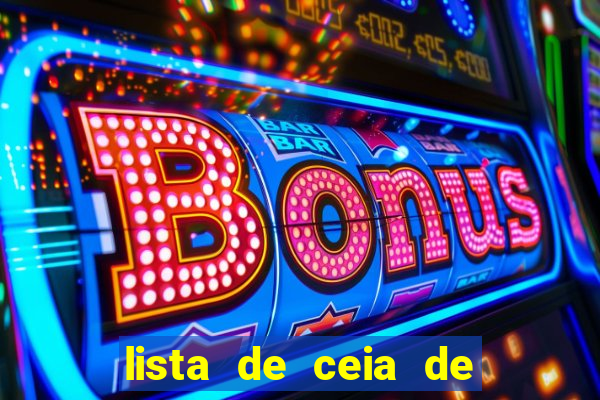lista de ceia de natal completa